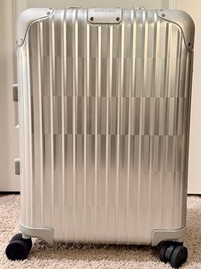 RIMOWA Original Cabin OPTICAL Carry-on Multi-wheel 35L Luggage - Silver RARE!